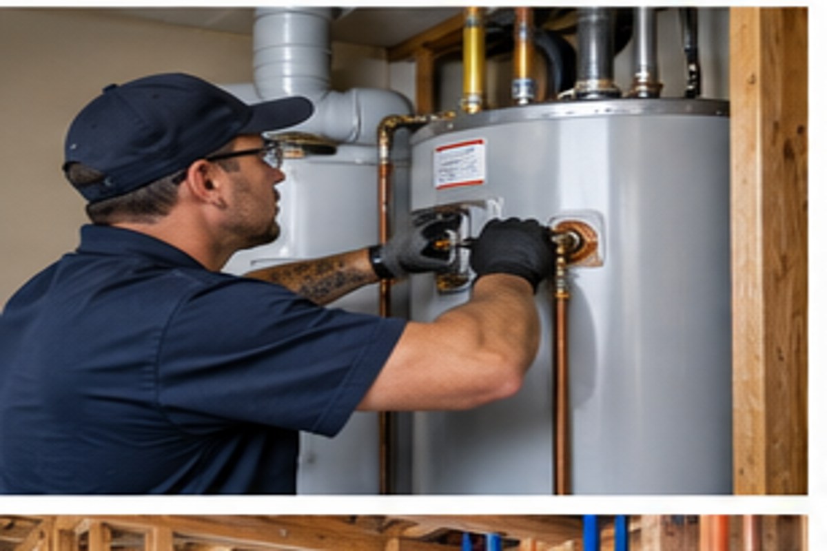 Leaking residential water heater